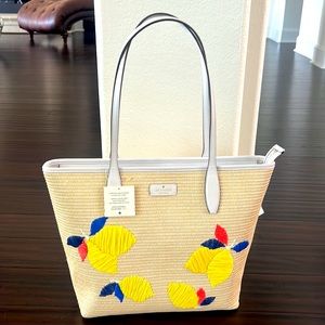 NWT Kate Spade floral summer tote